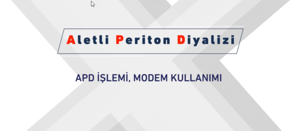 APD işlemi, modem kullanımı