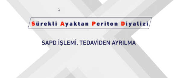 SAPD işlemi, tedaviden ayrılma